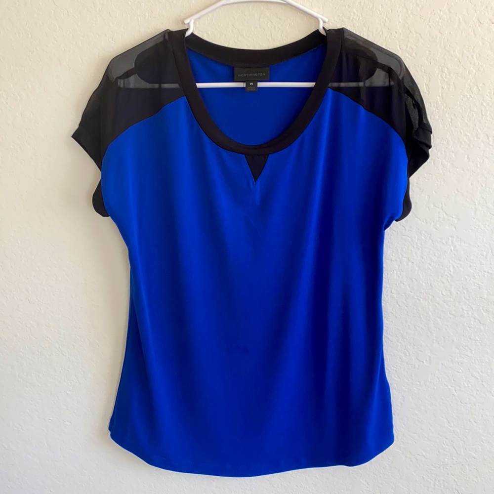 Blue Worthington blouse